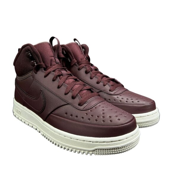Nike Court Vision Mid Winter Burgundy Crush Shoes DR7882-600 Men's Sizes 9 - 13 - Picture 4 of 9
